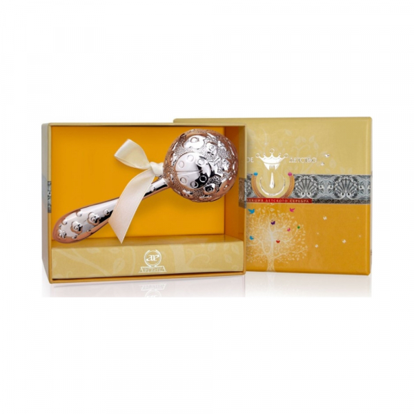 Серебряная погремушка «Божья коровка»