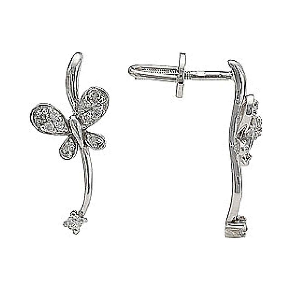 Пуссеты с бриллиантами № 81945