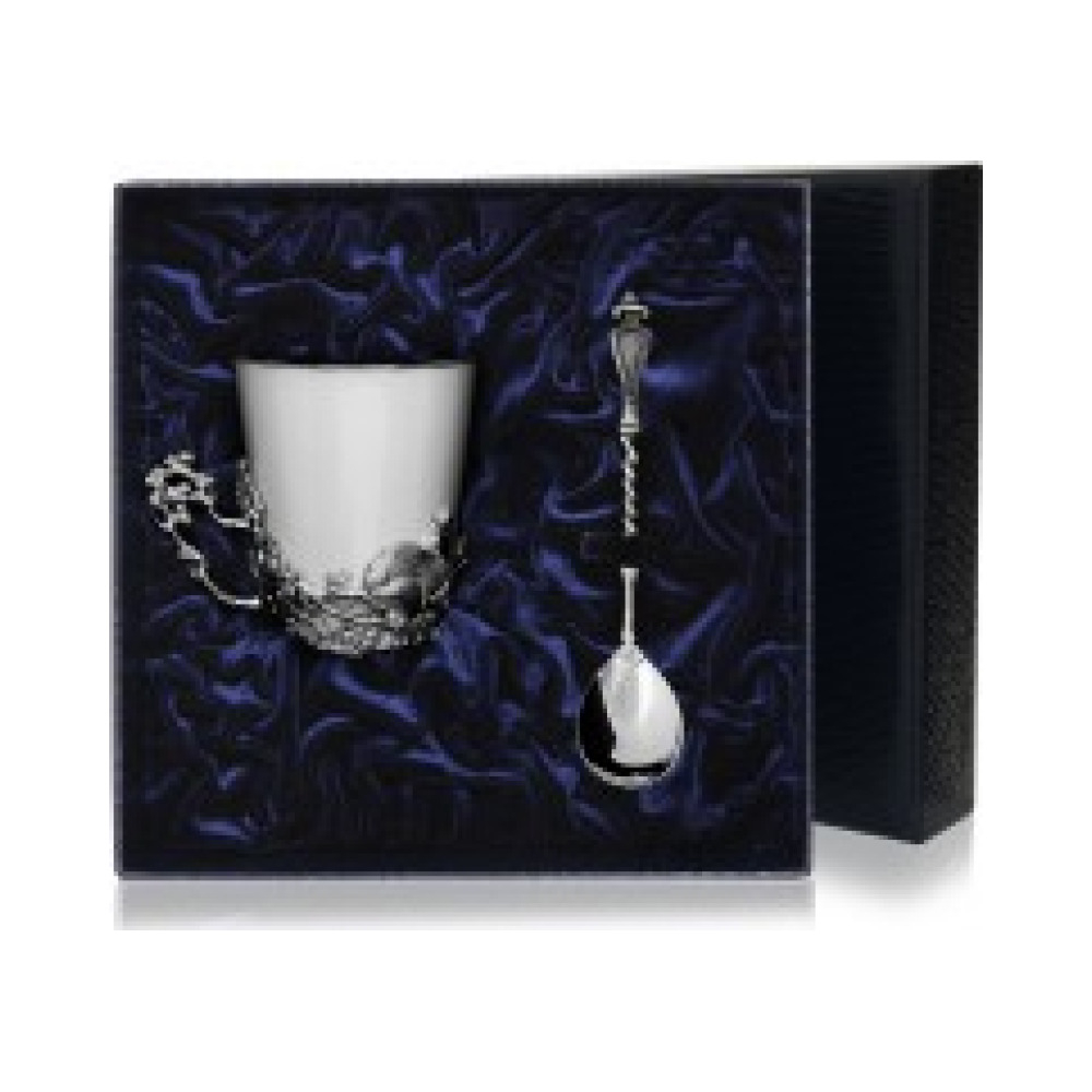 Чашка чайная "Куница", чернение