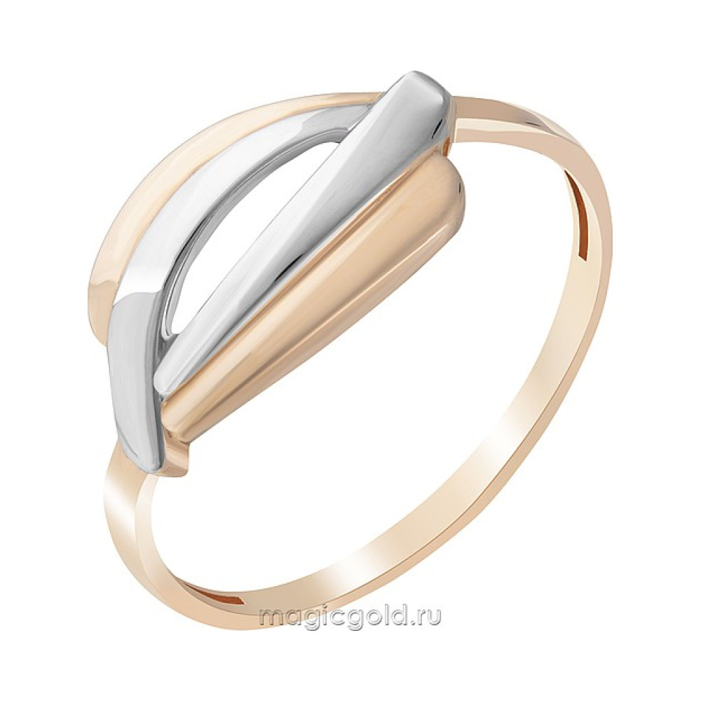 Золотое кольцо без камня № 173380