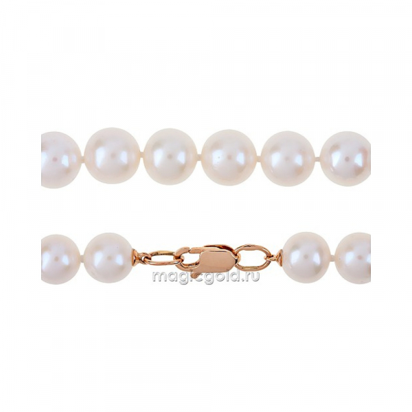 Золотое колье с жемчугом № 165420