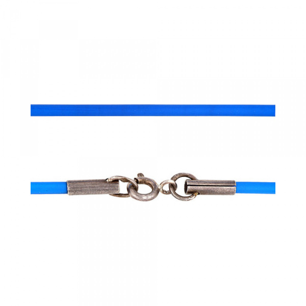 Шнурок каучуковый серебро № 502