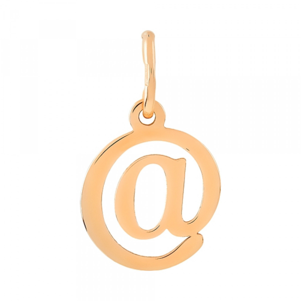 Золотая подвеска без камня № 105414