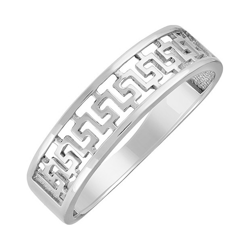 Серебряное кольцо с фианитом № 132945