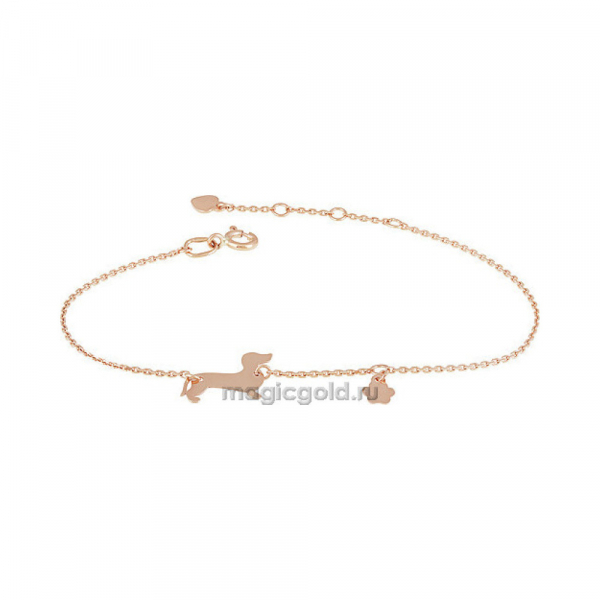 Золотой браслет без камня № 155889