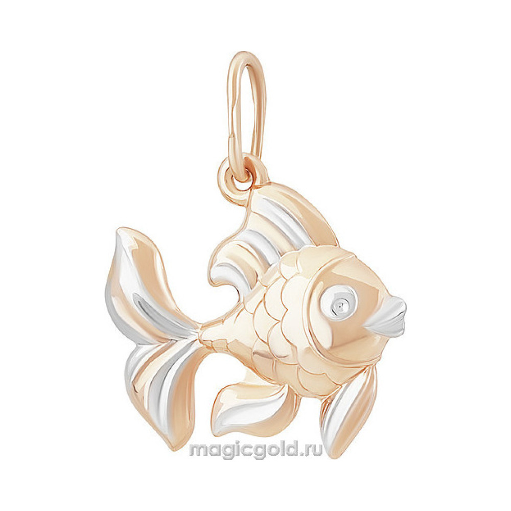 Золотая подвеска без камня № 155623