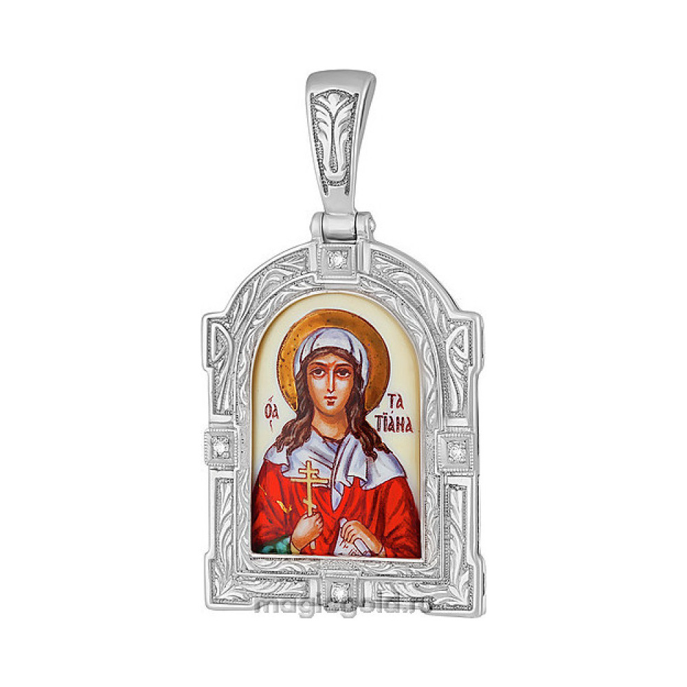 Икона с фианитами и эмалью № 131963