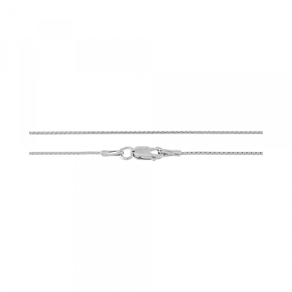 Серебряная цепь гурмета ков. круг. гран. род. № 123369