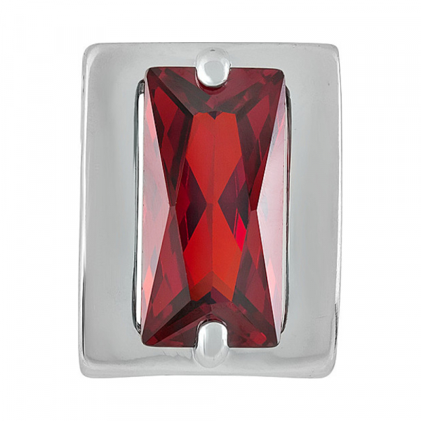 Серебряная подвеска с фианитом № 129690