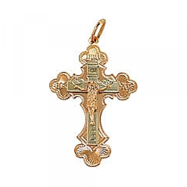 Крест с ручной разгравировкой № 66649