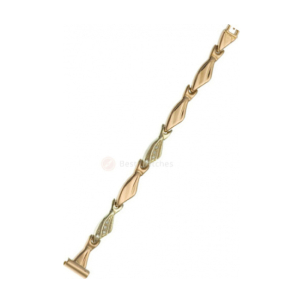 Золотой браслет для часов № 3161046