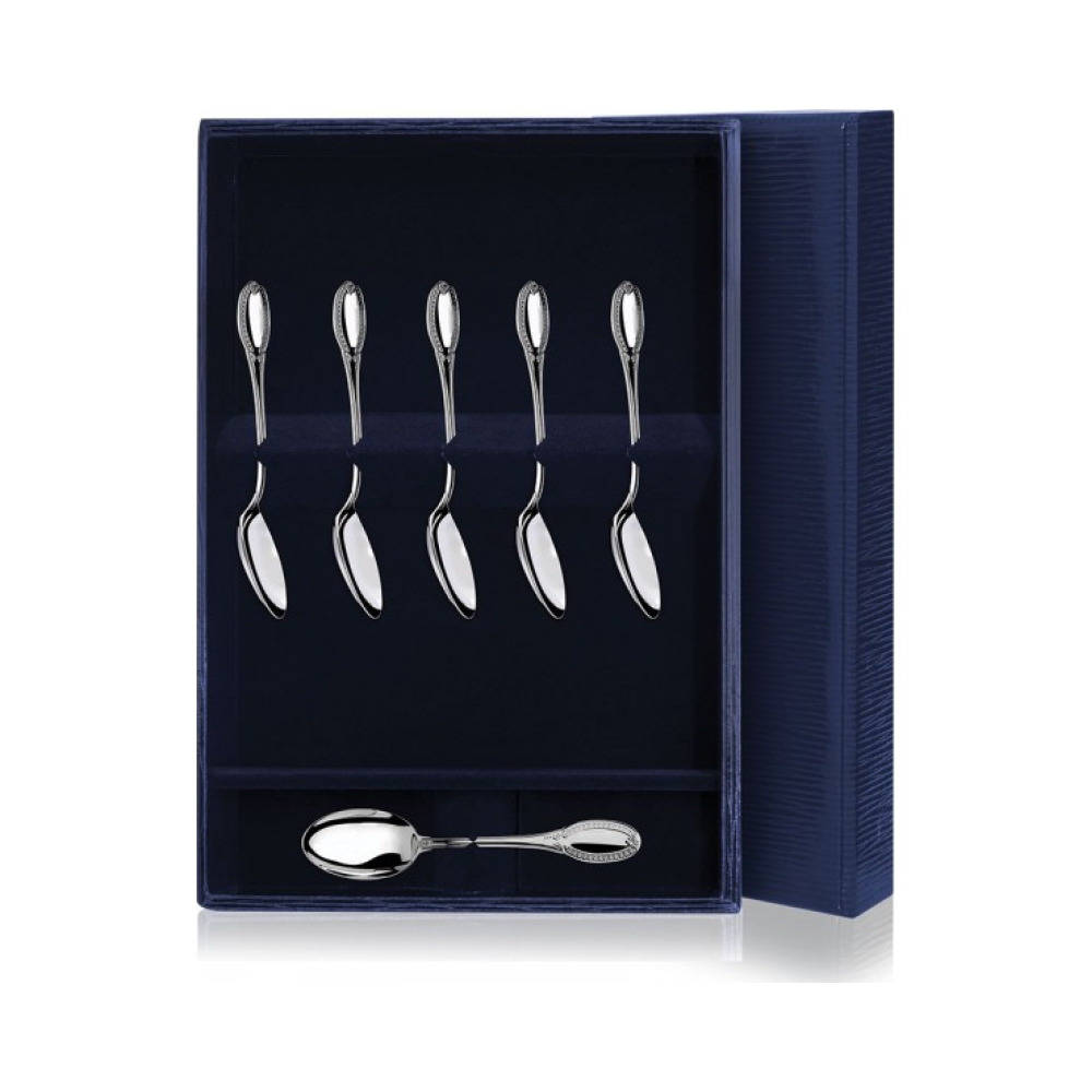 Набор серебряных кофейных ложек  Император 