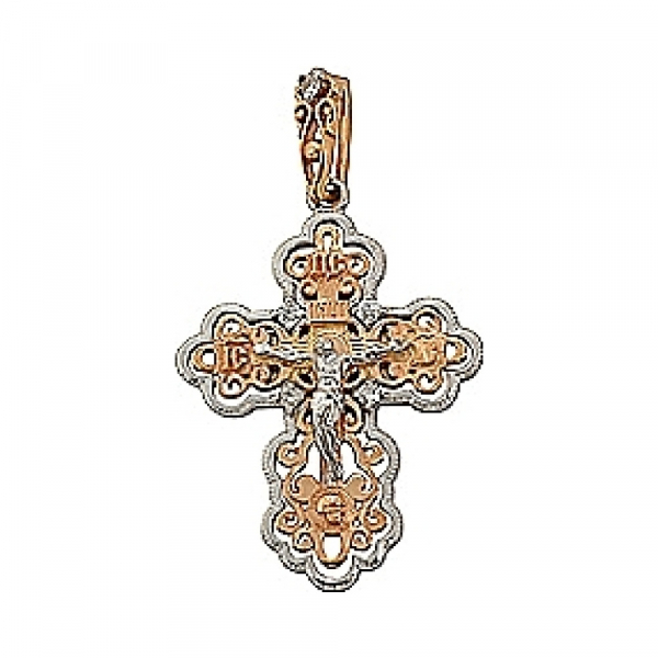 Крест с бриллиантом № 69231