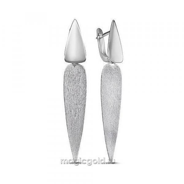 Серебряные серьги б\к № 173548