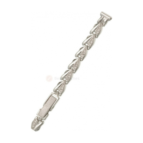 Серебряный браслет для часов № 016407