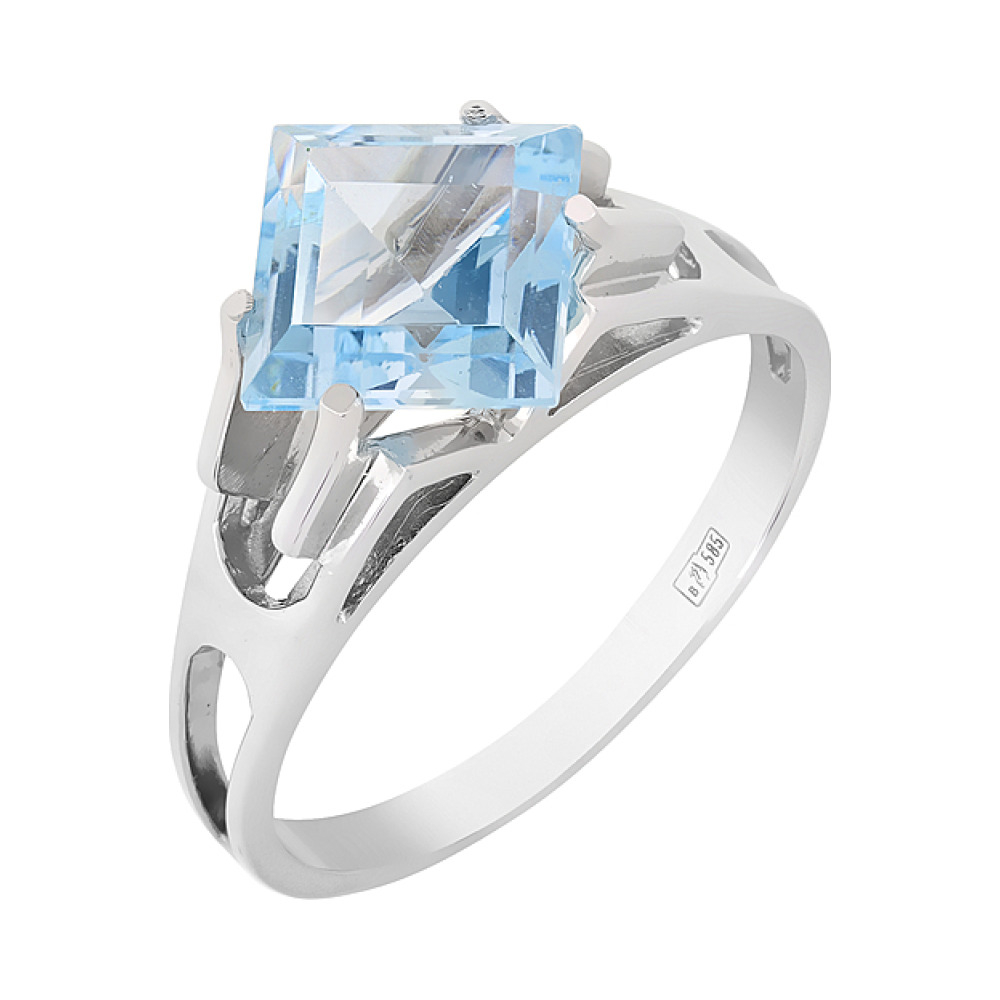 Золотое кольцо с топазом № 4418