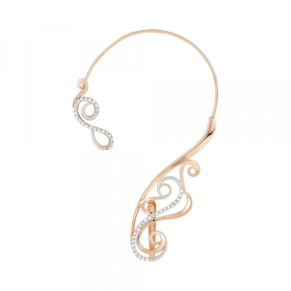 Серьга с фианитами № 121497