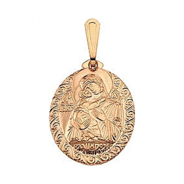 Золотая подвеска без камня № 31517