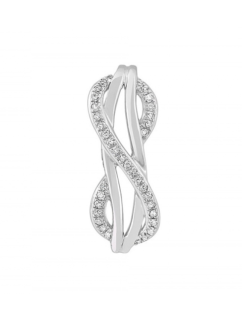 Золотая подвеска с бриллиантом № 115289