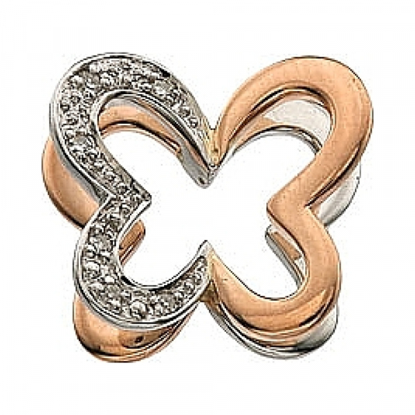 Золотая подвеска с бриллиантами № 64479