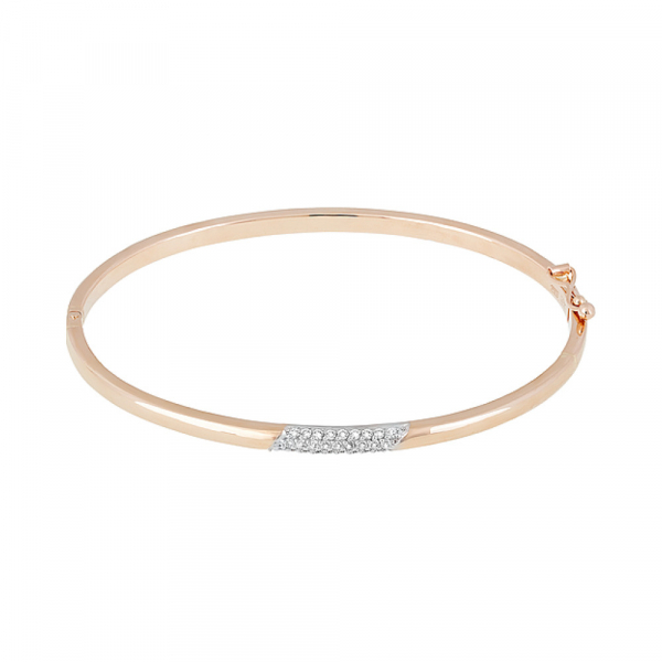 Золотой браслет с фианитами № 131408