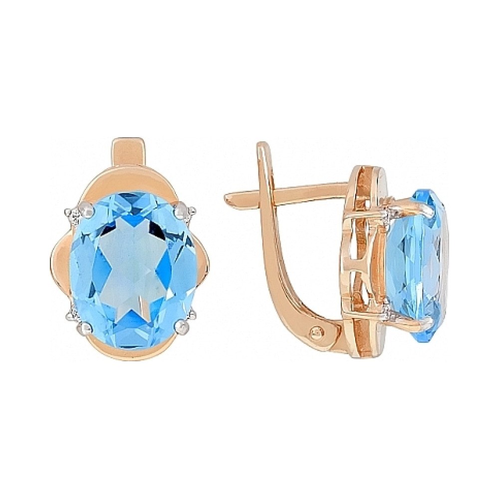 Золотая подвеска с бриллиантом № 75433