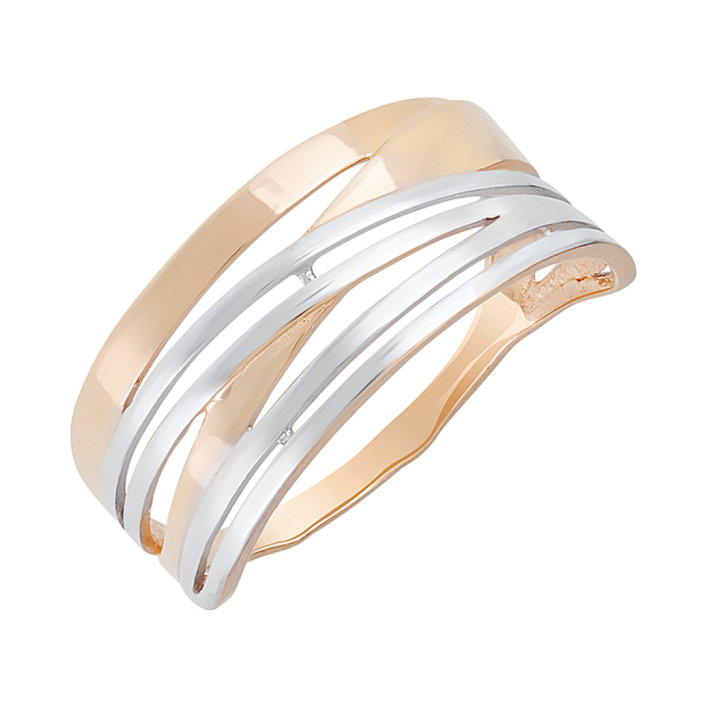 Золотое кольцо без камня № 129849