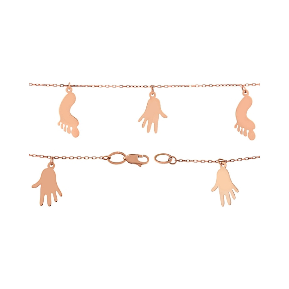 Золотой браслет без камня № 85463