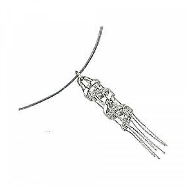  Колье с фианитом GL № 35617