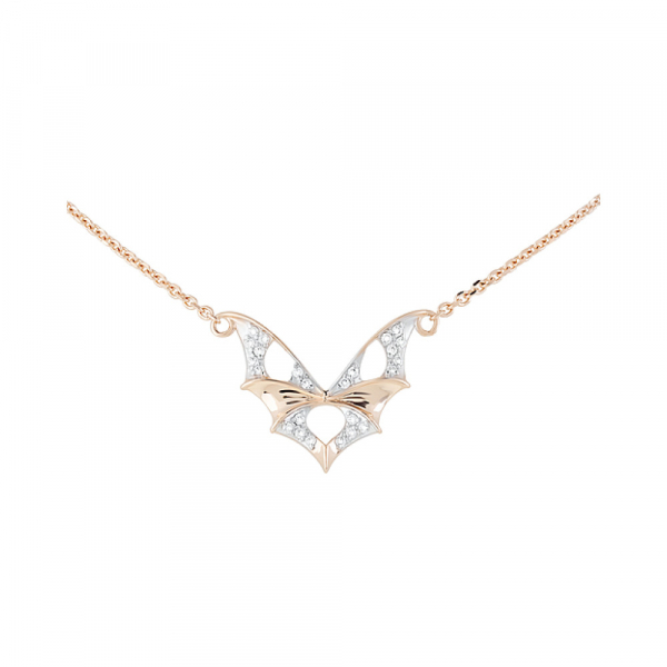 Золотое колье с фианитами № 129079