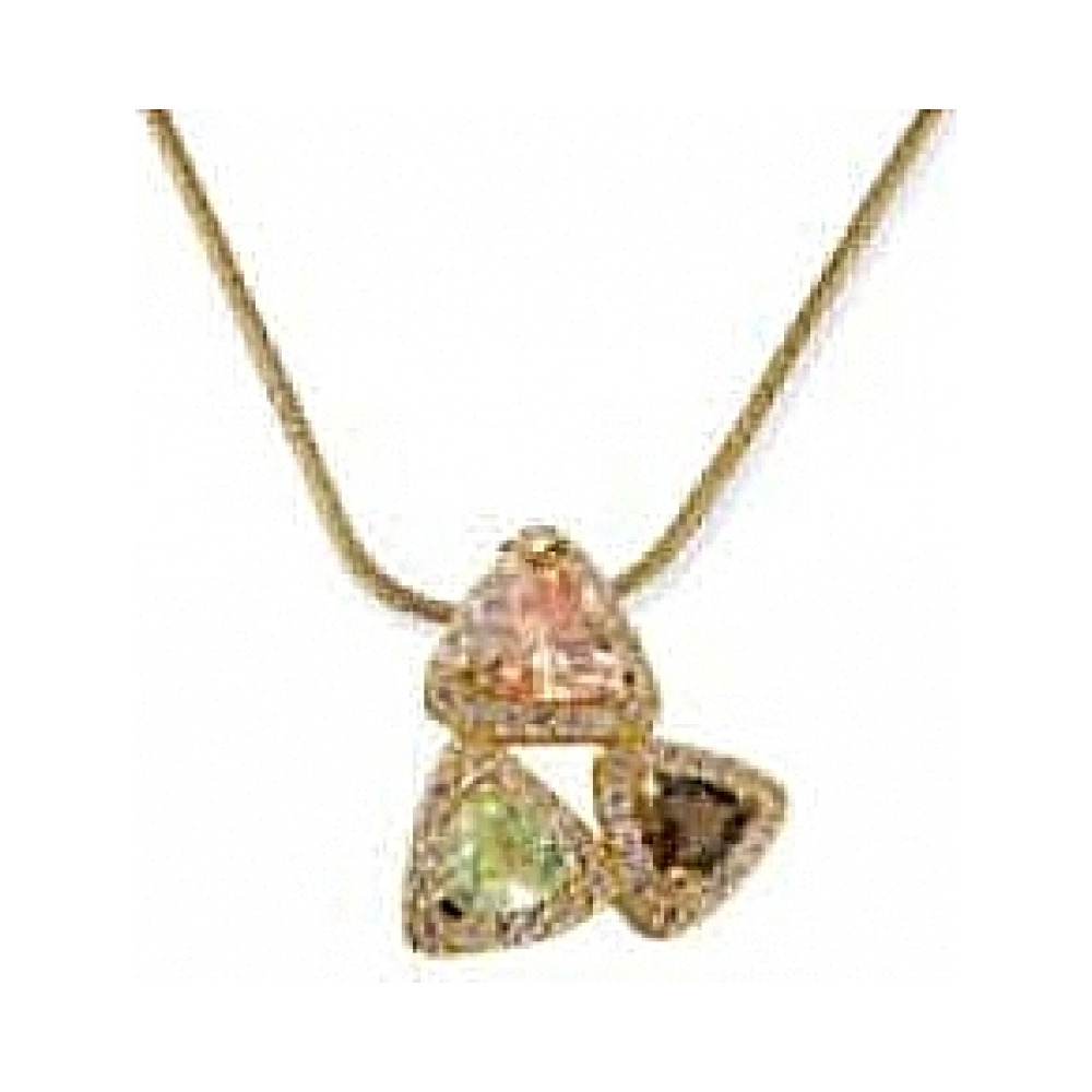  Колье с фианитом TED LAPIDUS  № 32460