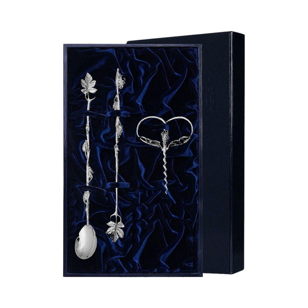 Набор "Виноград" винный (3 предмета)+футляр