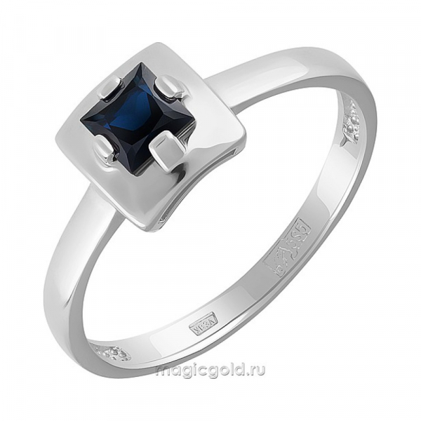 Золотое кольцо с сапфиром № 161870