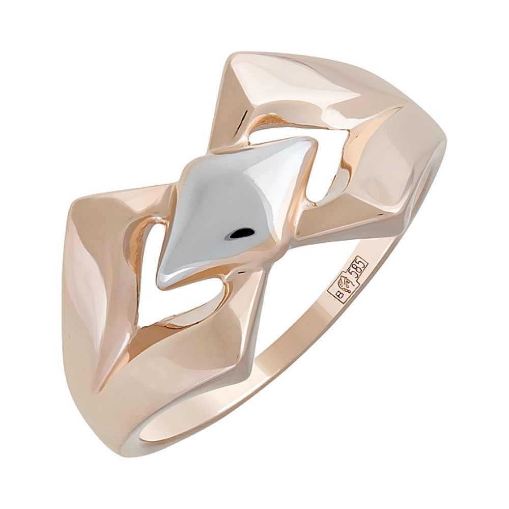 Золотое кольцо без камня № 127831