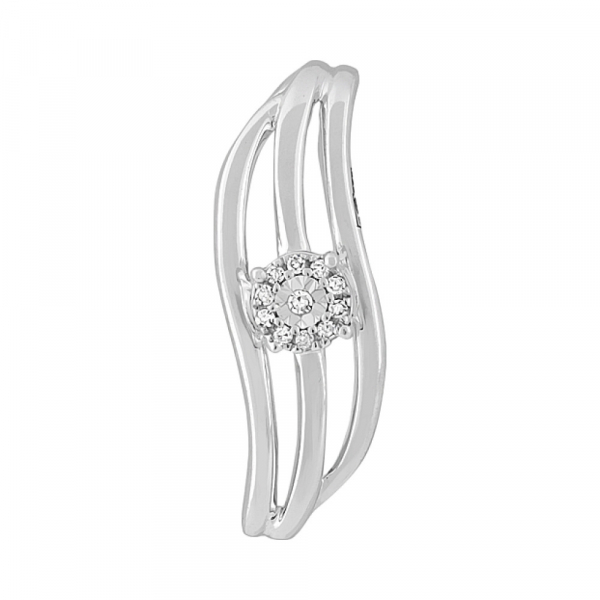 Золотая подвеска с бриллиантом № 115276