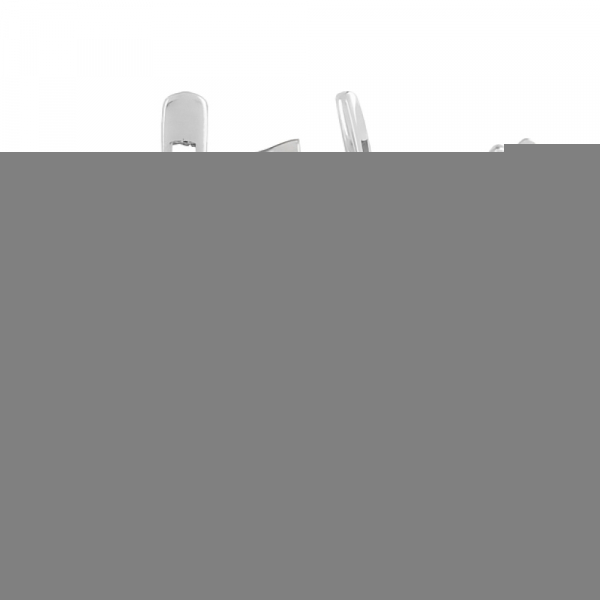 Золотые серьги с фианитом № 98463