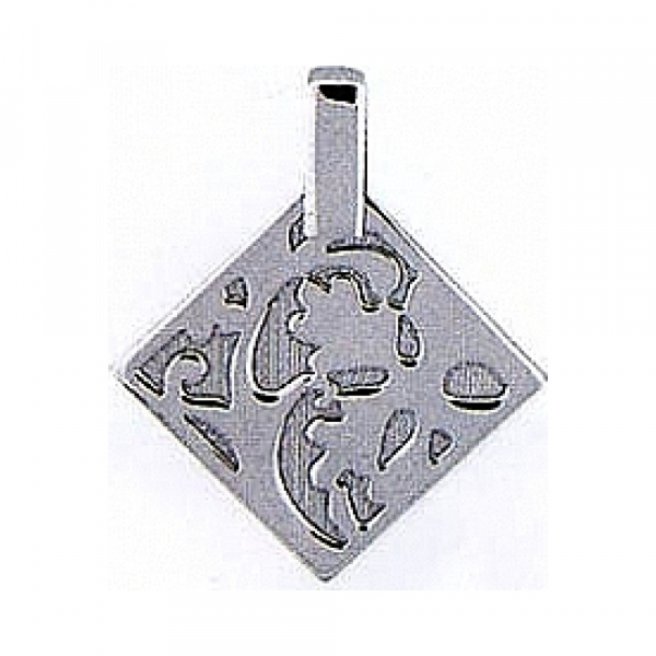 Серебряная подвеска с эмалью № 34750