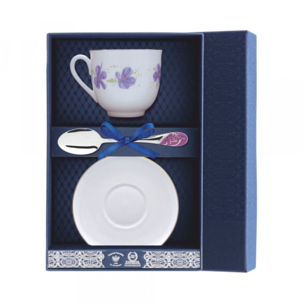 Набор чайный «Ландыш-Сиреневые цветы»