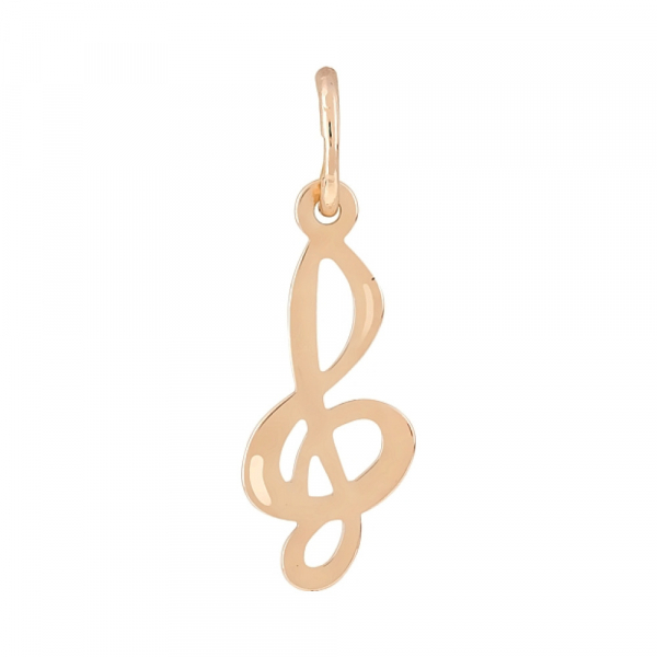 Золотая подвеска без камня № 95733