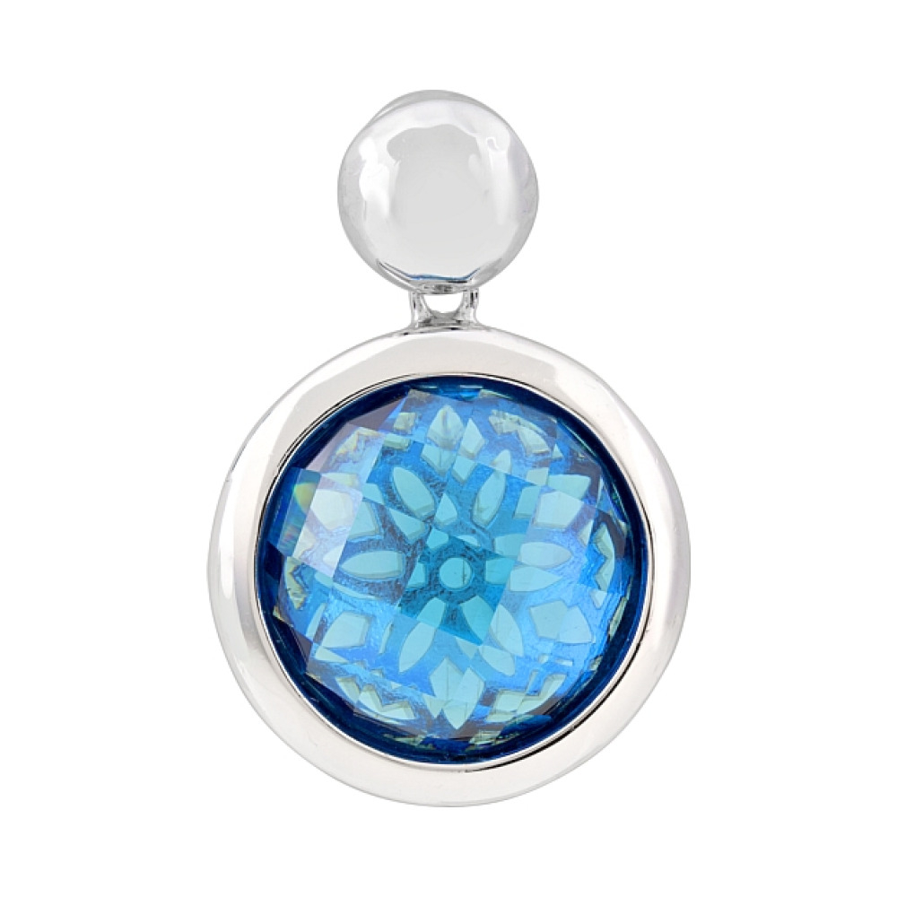 Серебряная подвеска с фианитами № 117470