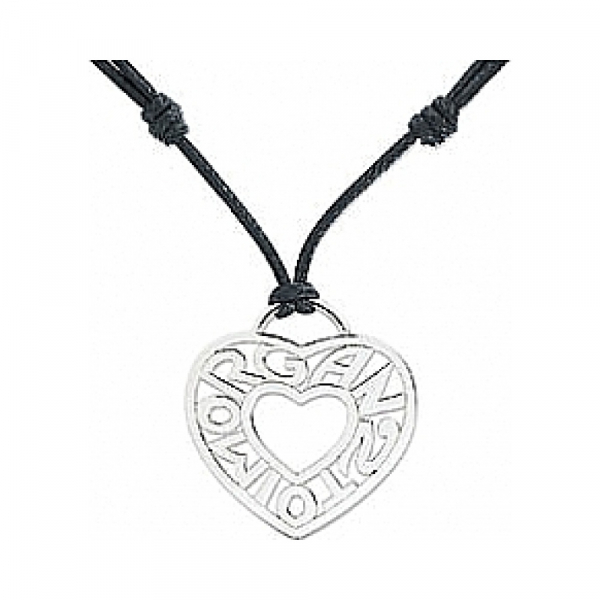 Серебряное колье без камня № 35854