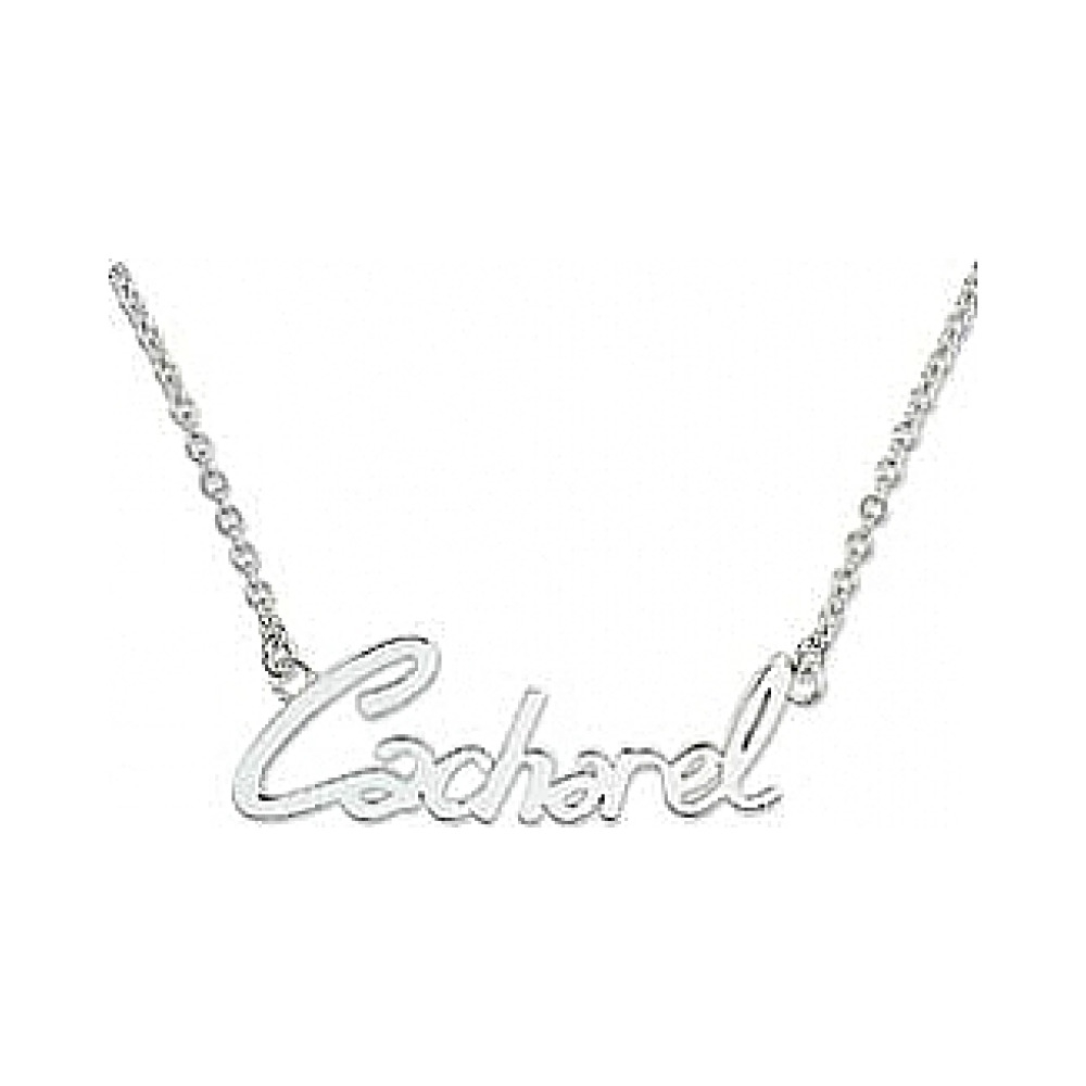 Серебряное колье без камня № 34819