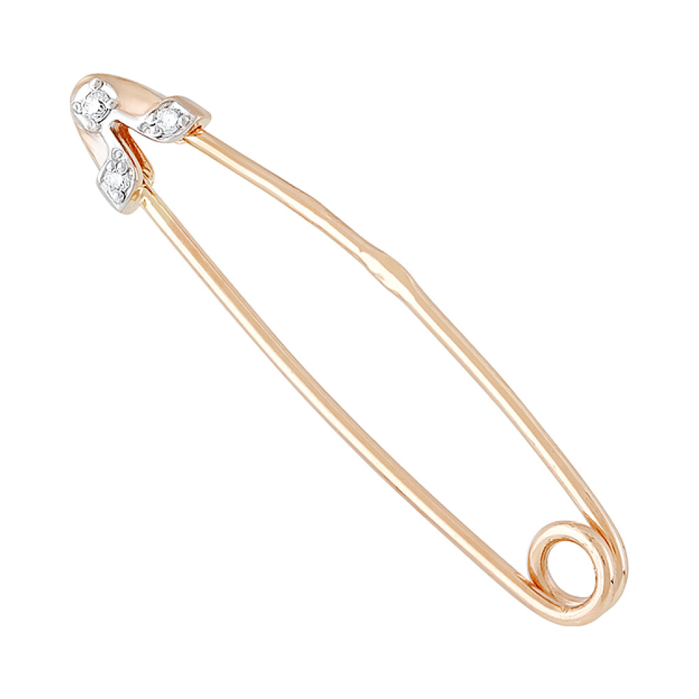 Булавка с фианитами № 130012