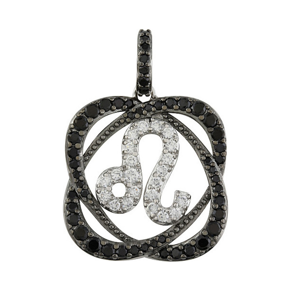 Серебряная подвеска с фианитом № 83500