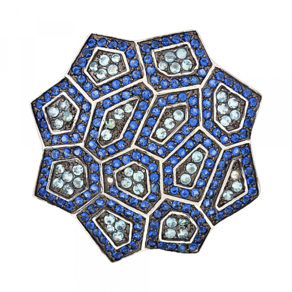 Серебряная подвеска с фианитами № 118408