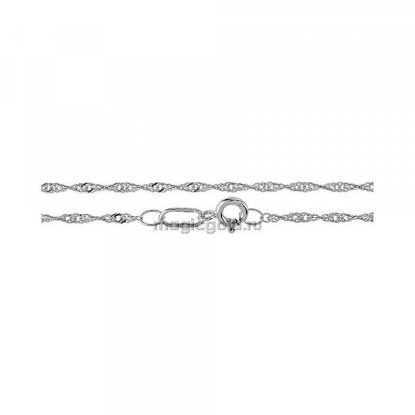 Серебряная цепь родированная № 141171