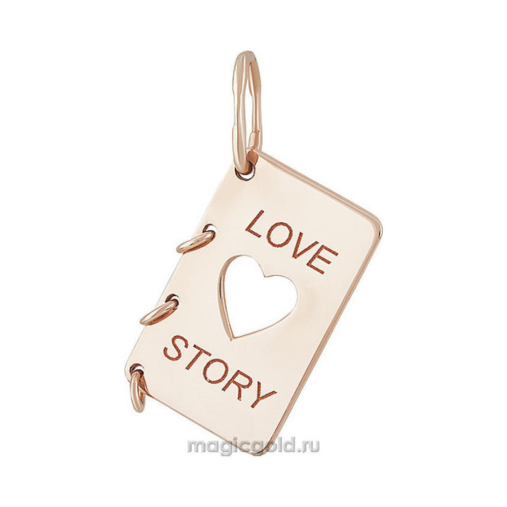 Золотая подвеска без камня № 155708