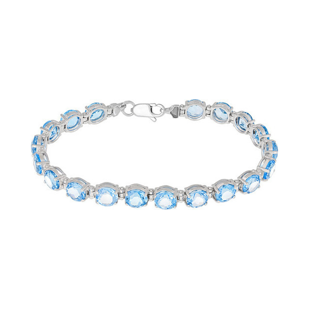 Серебряный браслет с алпанитом № 132267