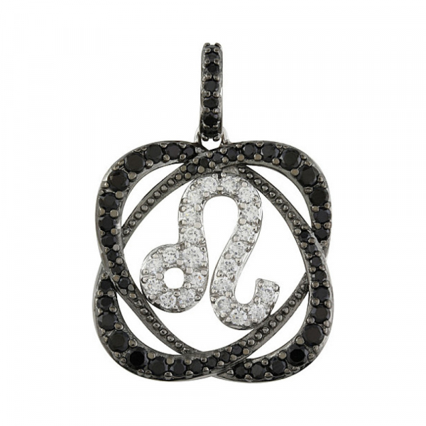 Серебряная подвеска с фианитом № 83500