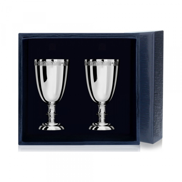 Набор серебряных рюмок «Император» из 2 предметов